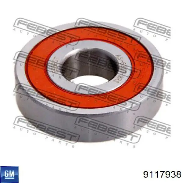 Підшипник генератора General Motors 9117938 ціна, від 1.60 USD
