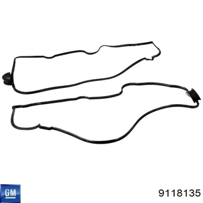 Прокладка впускного колектора, верхня 9118135 General Motors