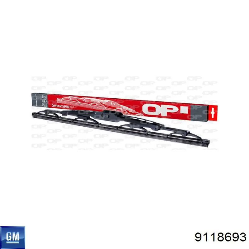 Щітка склоочисника заднього скла General Motors 9118693 ціна, від 7.45 USD