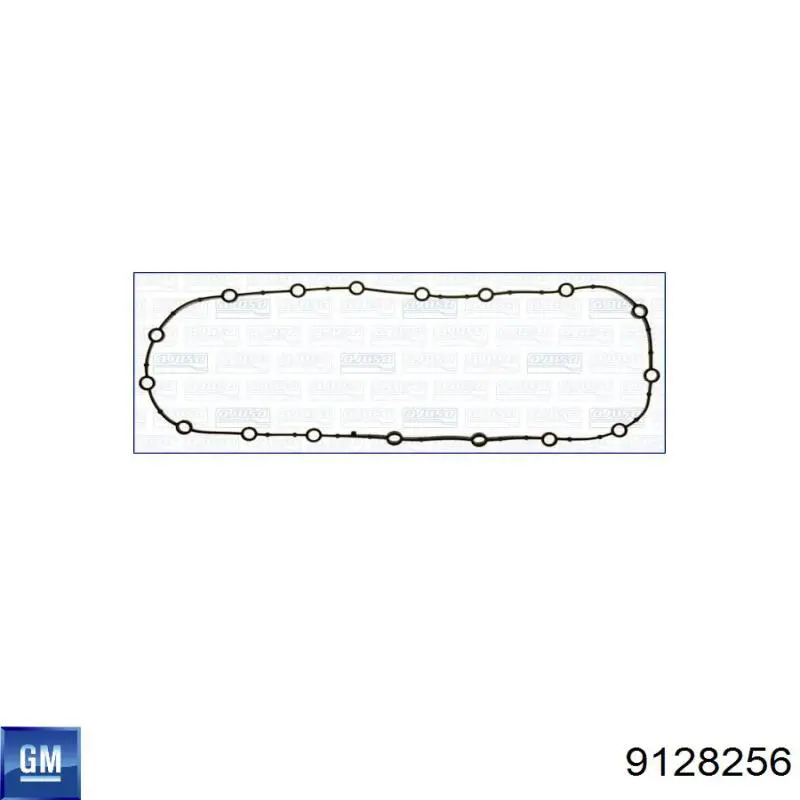 Прокладка піддону картера двигуна, верхня 9128256 General Motors