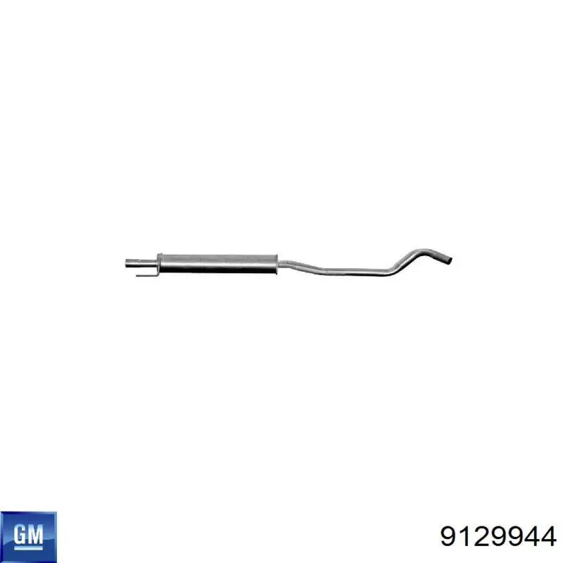 9129944 General Motors Середній глушник