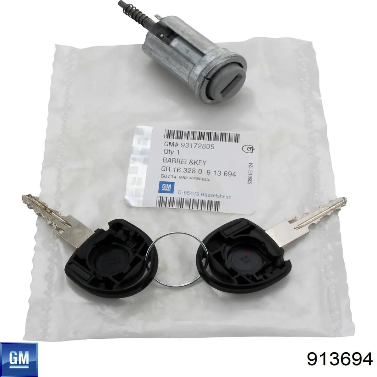 913694 General Motors Личинка замка запалювання
