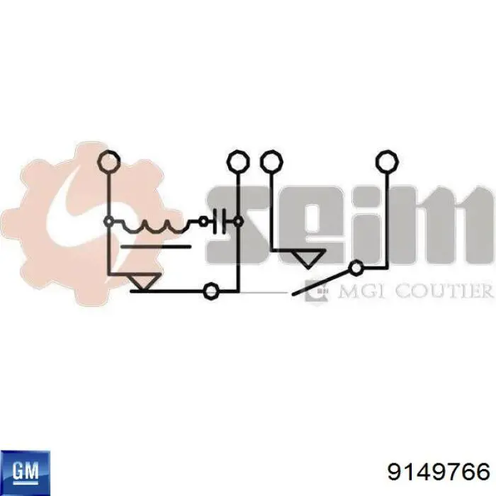 Кнопка стоп-сигналу General Motors 9149766 ціна, від 13.52 USD