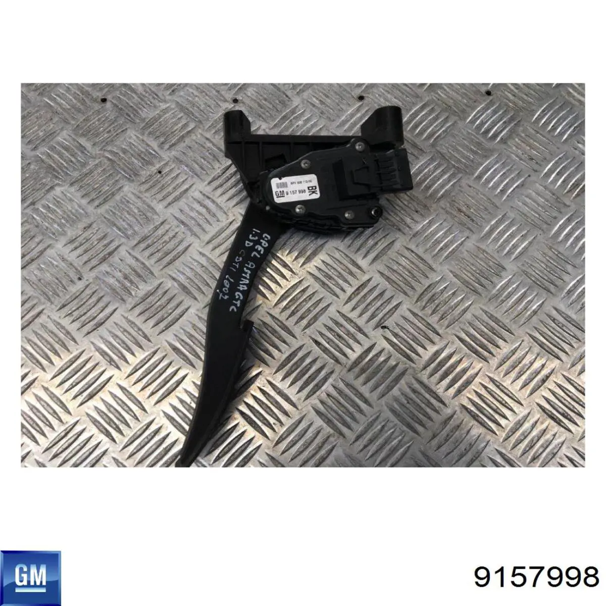 Педаль газу 9157998 General Motors