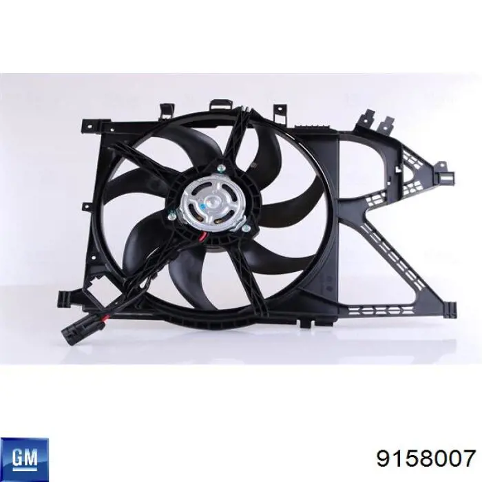 9158007 General Motors Вентилятор системи охолодження правий