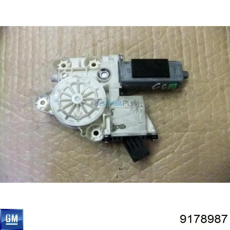 Двигун склопідіймача двері передньої, лівої 6207092 Opel