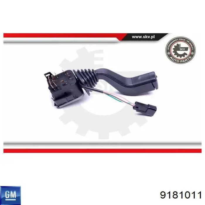 Купити 9181011 General Motors Перемикач підрульовий, лівий