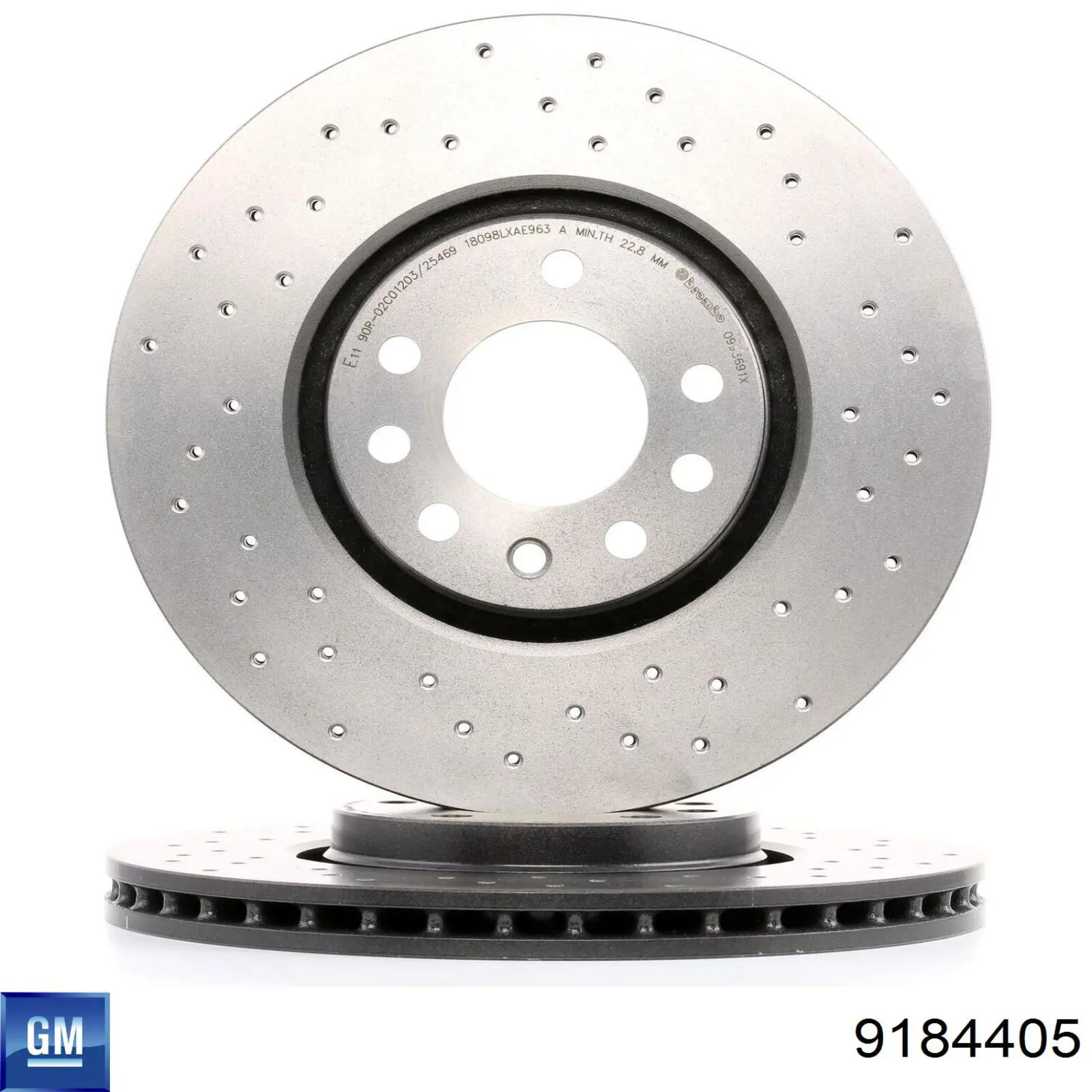 9184405 General Motors Гальмо дискове переднє
