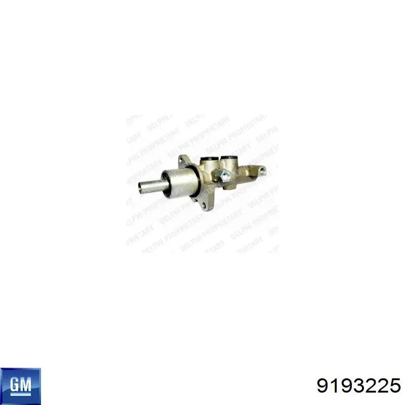Головний гальмівний циліндр 9193225 General Motors