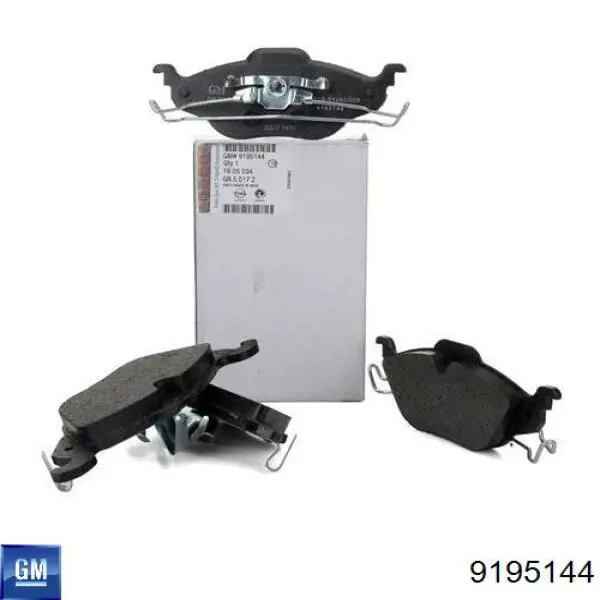 Гальмівні колодки General Motors 9195144 ціна, від 21.60 USD