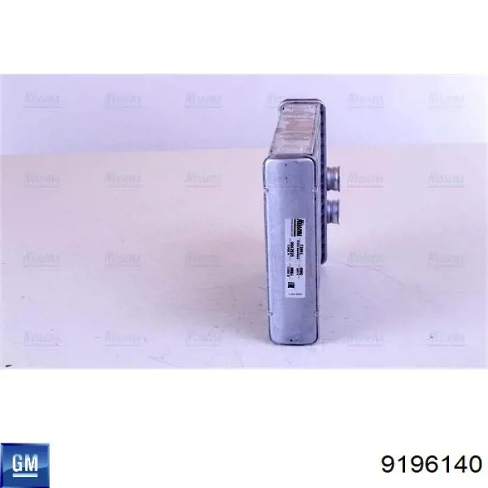 9196140 General Motors Радіатор опалювача салону