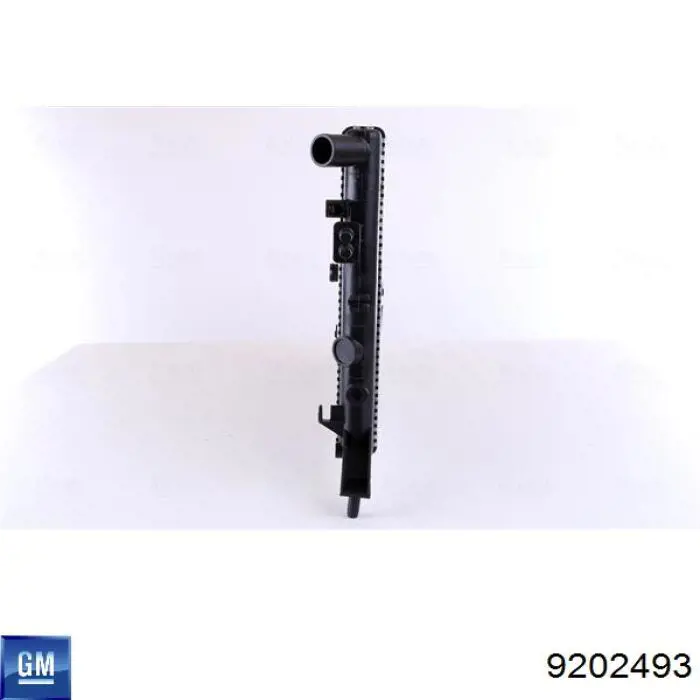 9202493 General Motors Радіатор охолодження двигуна