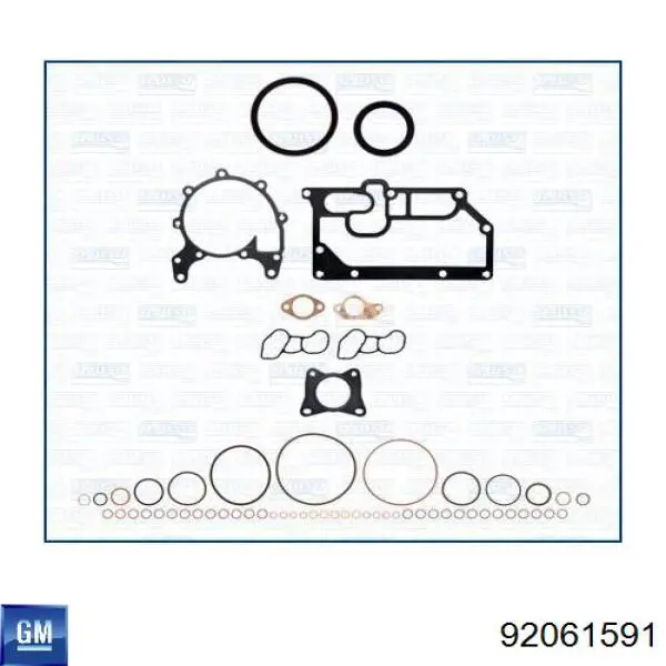 Купити 92061591 General Motors Комплект прокладок двигуна, верхній