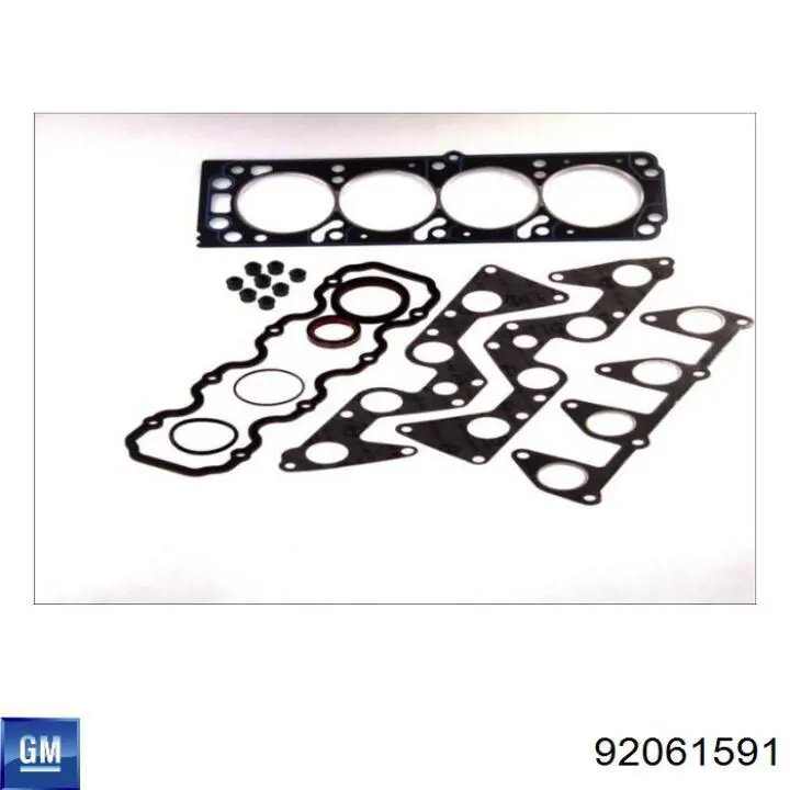 Комплект прокладок двигуна, верхній General Motors 92061591 ціна, від 41.19 USD