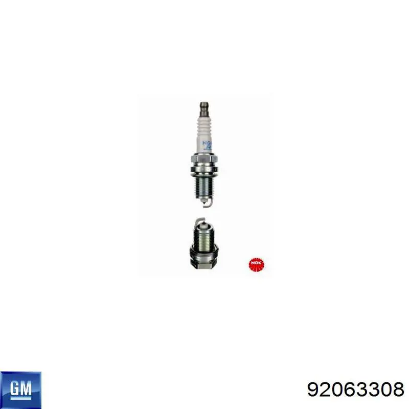 Свічки запалювання 92063308 General Motors