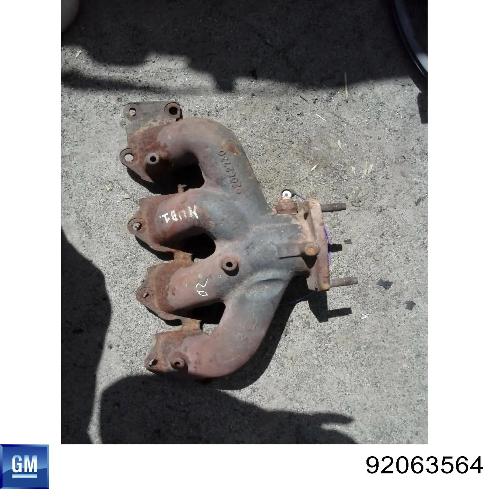 Газопроводи (колектор випускний) General Motors 92063564 ціна, від 33.75 USD