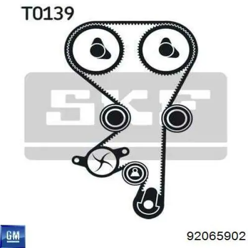 Зубчастий ремінь General Motors 92065902 ціна, від 22.44 USD