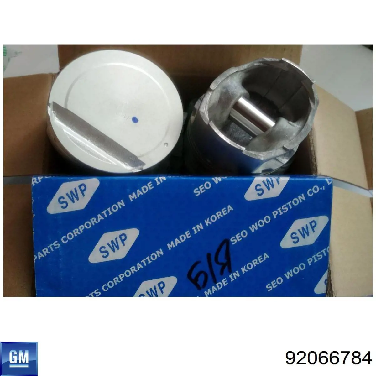 Купити 92066784 General Motors Поршень з пальцем без кілець, 2-й ремонт (+0,50)