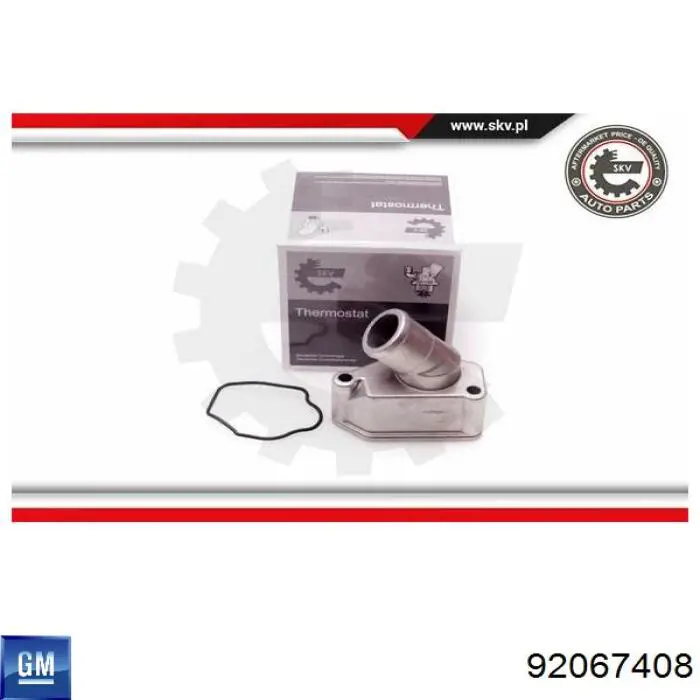 Купити 92067408 General Motors Термостат в корпусі