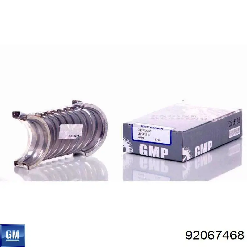 Вкладиші коленвала, корінні, комплект, стандарт (STD) General Motors 92067468 ціна, від 14.43 USD