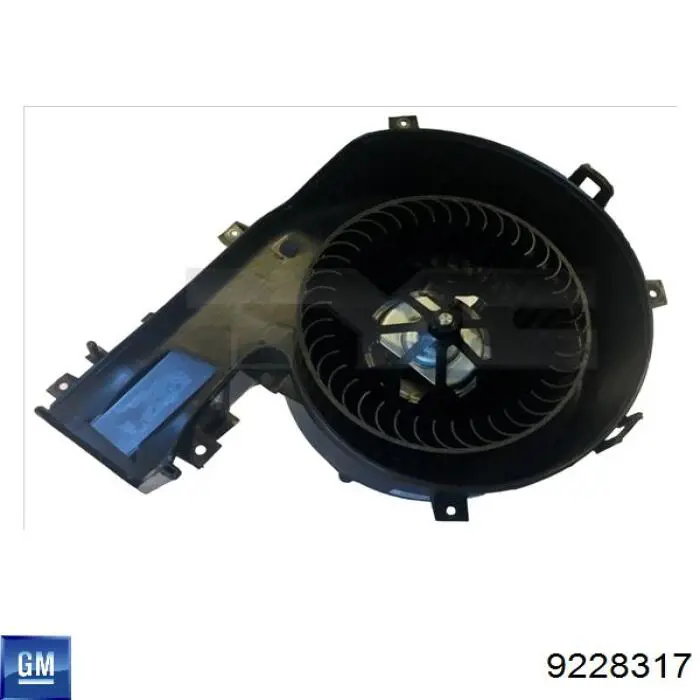 Купити 9228317 General Motors Електродвигуни (електродвигун обігрівача) або розетка причепа штепсельная