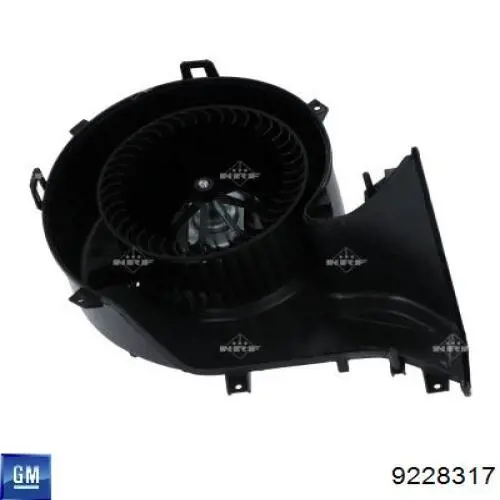 9228317 General Motors Електромотор пічки