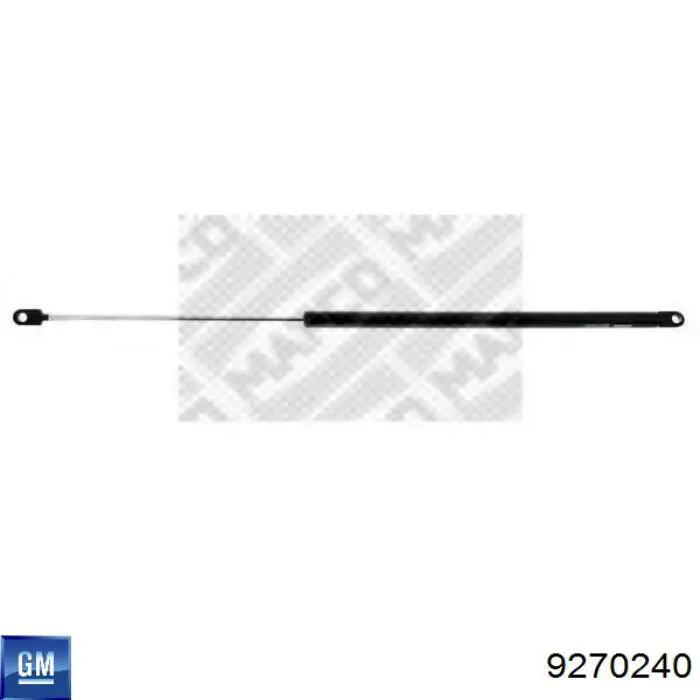 Амортизатор капота газовий Polcar 6521AS ціна, від 10.24 USD