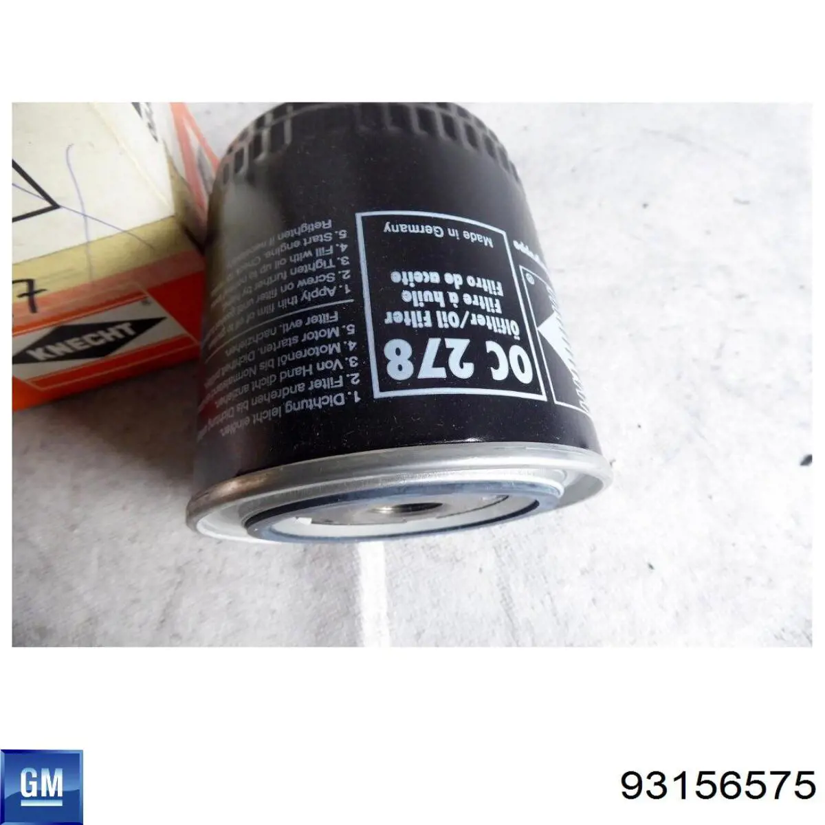 Купити 93156575 General Motors Фільтр очищення масла відцентровий