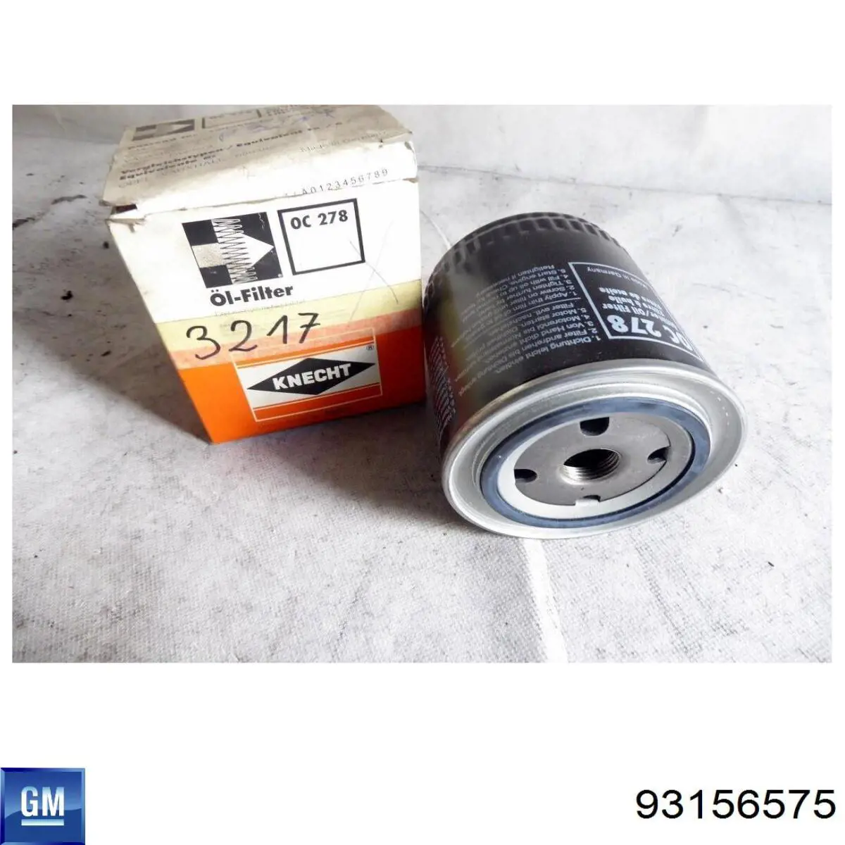 Масляний фільтр двигуна General Motors 93156575 ціна, від 5.56 USD