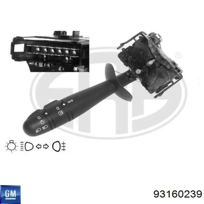 93160239 General Motors Перемикач підрульовий, лівий