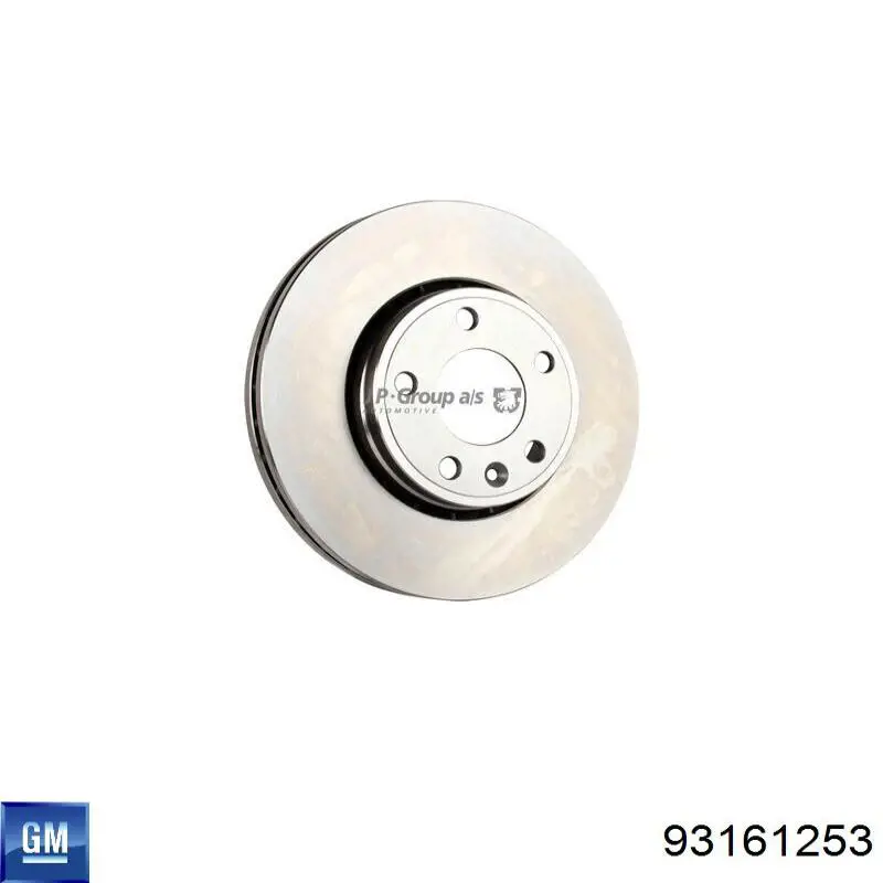 Диск гальмівний передній General Motors 93161253