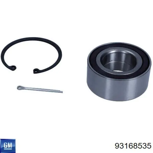 Комплект підшипник маточини передньої General Motors 93168535 ціна, від 23.42 USD