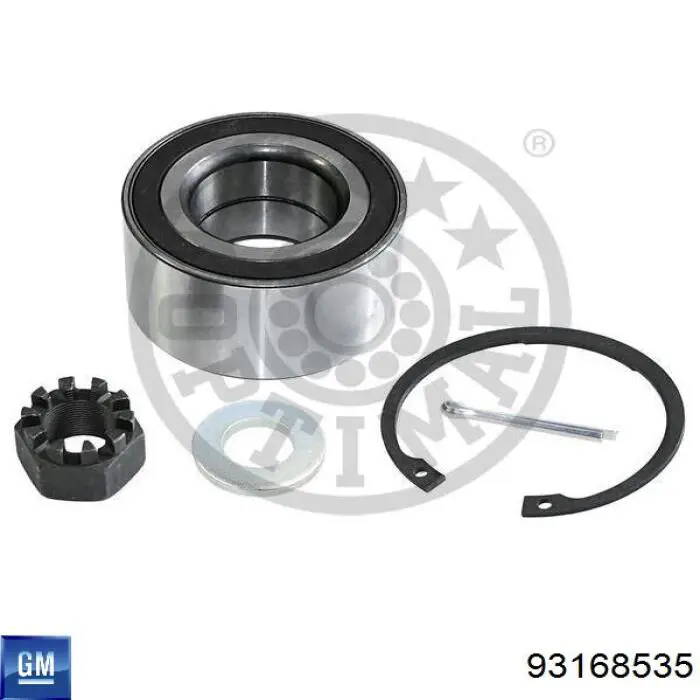Купити 93168535 General Motors Підшипник ступиці передньої