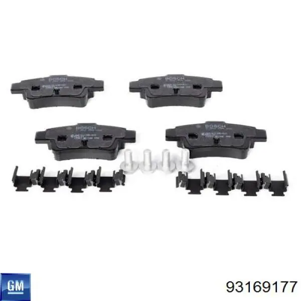 71773144 Fiat/Alfa/Lancia Колодки гальмівні задні, дискові