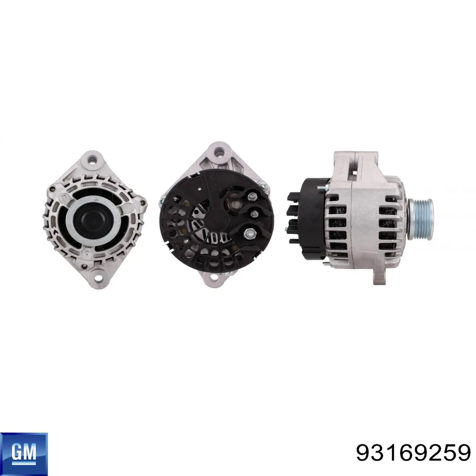Генератор General Motors 93169259 ціна, від 6507.5 UAH