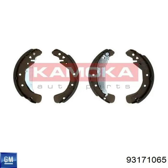 Колодки гальмові задні, барабанні General Motors 93171065 ціна, від 25.50 USD