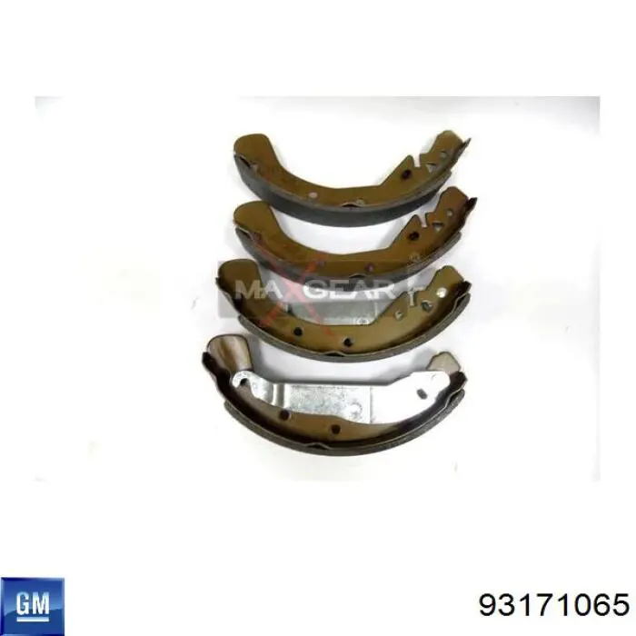 Купити 93171065 General Motors Колодки гальмові задні, барабанні