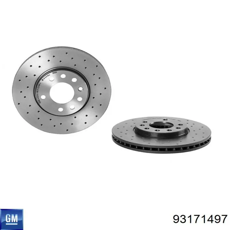 93171497 General Motors Гальмо дискове переднє