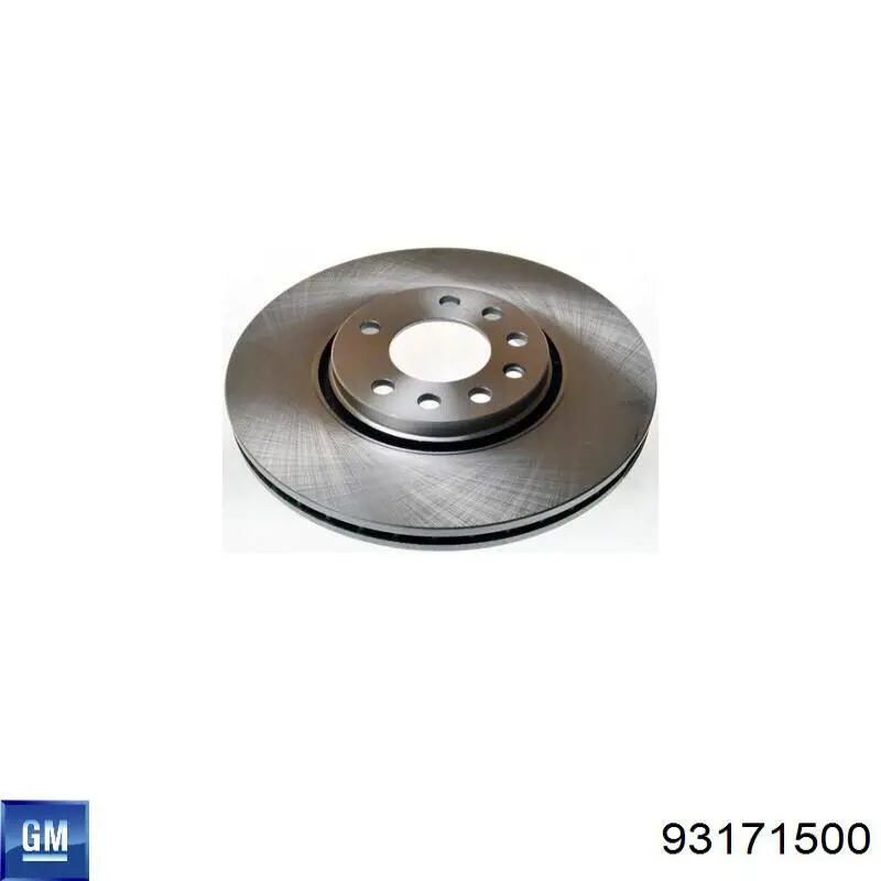Диск переднього гальма General Motors 93171500 ціна, від 42.85 USD