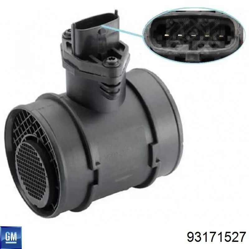 Датчик масової витрати повітря General Motors 93171527 ціна, від 69.45 USD