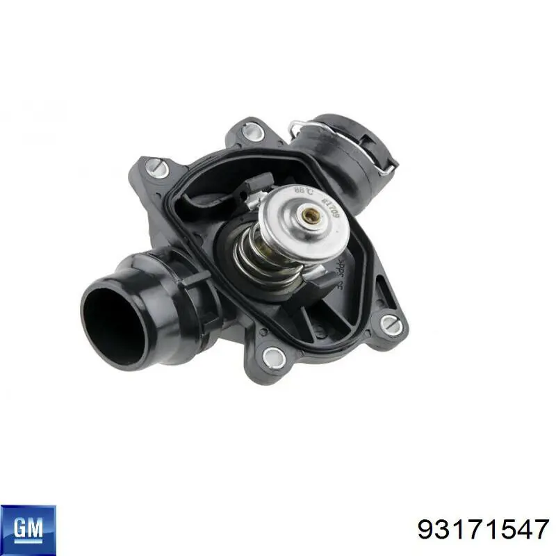 Купити 93171547 General Motors Термостат в корпусі