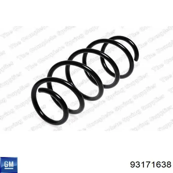 93171638 General Motors Пружина амортизатора передняя