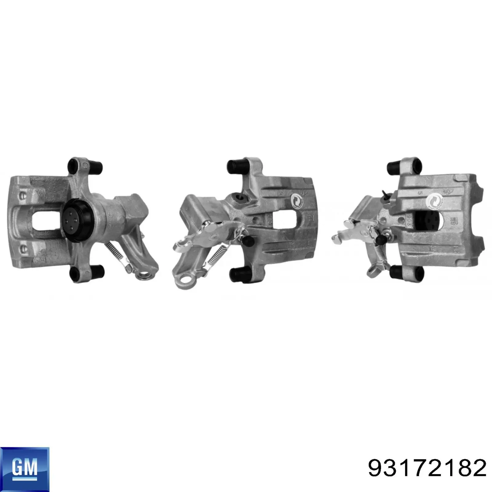Супорт гальмівний задній лівий General Motors 93172182 ціна, від 63.48 USD