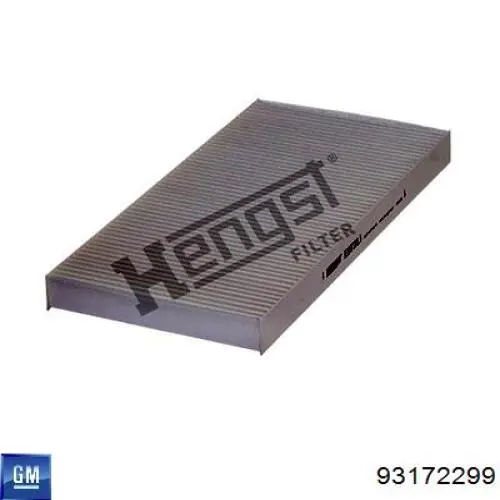 Фільтр повітряний обігрівача General Motors 93172299 ціна, від 6.46 USD