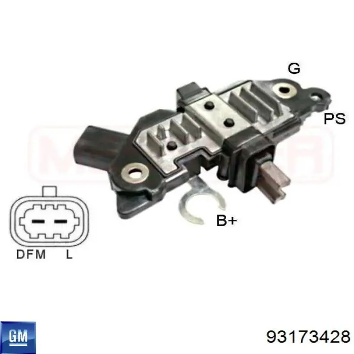 93173428 General Motors Реле-регулятор (напруги)