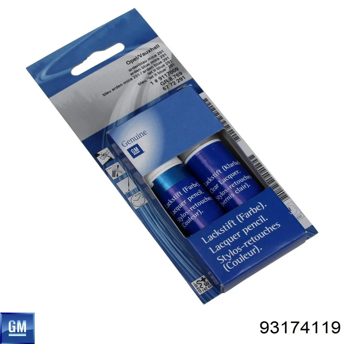 Комплект ГРМ General Motors 93174119 ціна, від 67.39 USD