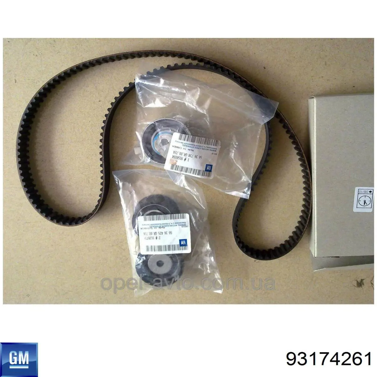 Комплект ГРМ 93174261 General Motors