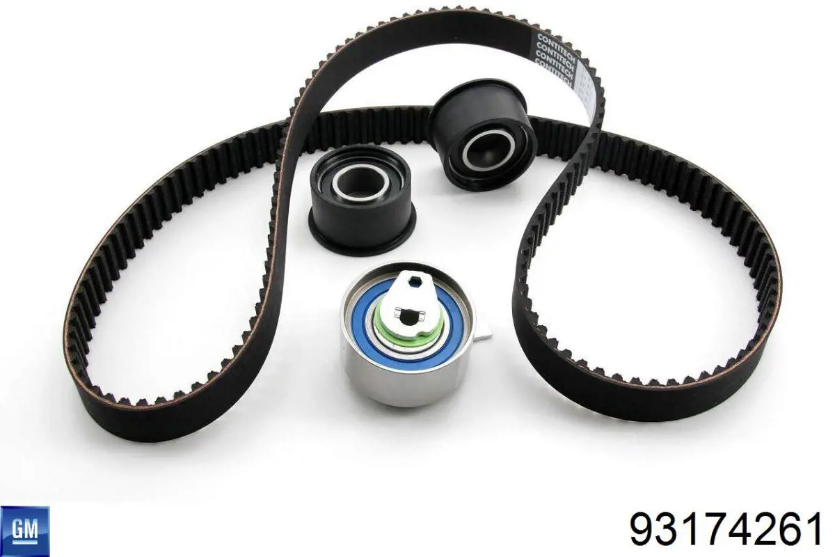 Комплект ГРМ General Motors 93174261 ціна, від 61.99 USD