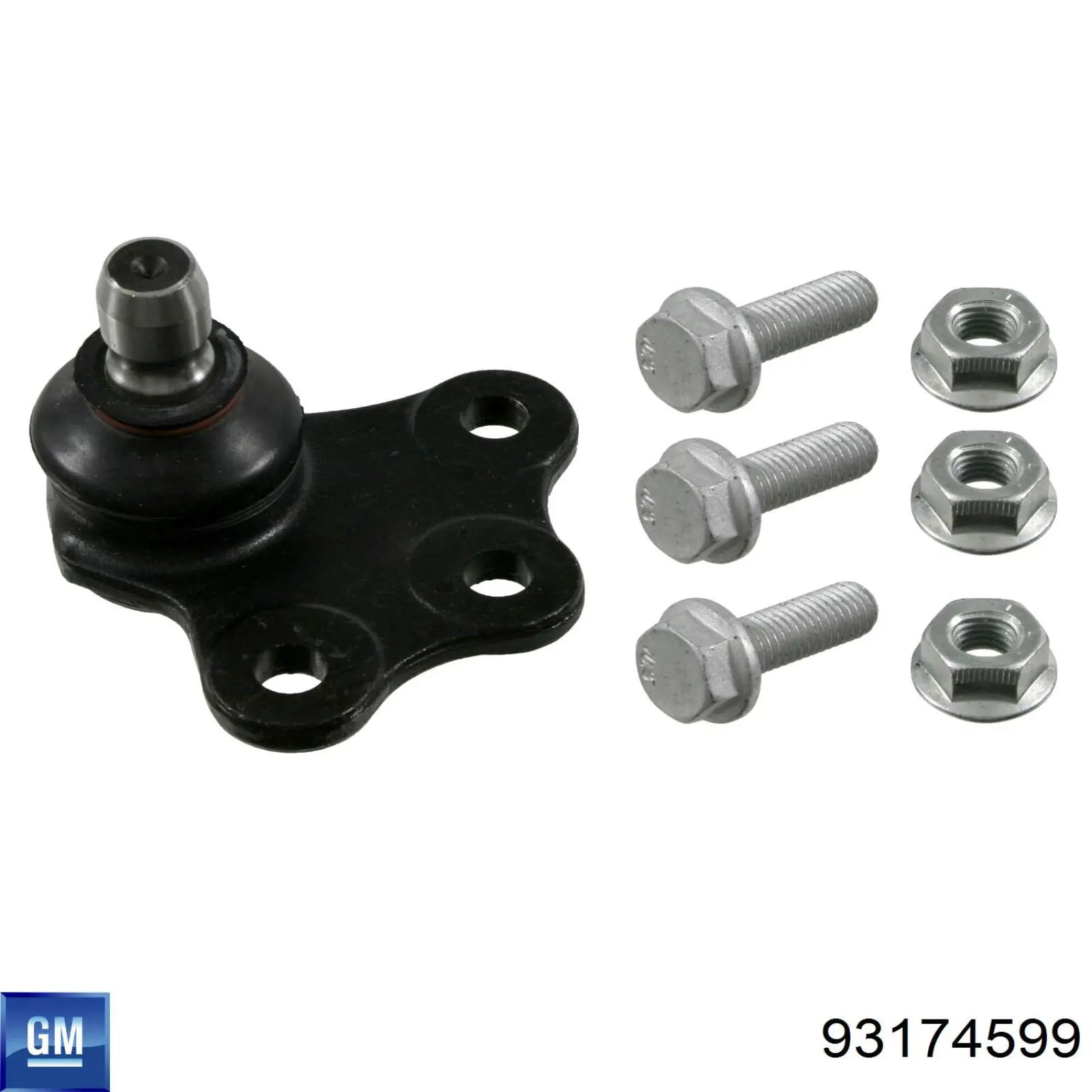 Купити 93190906 Opel Кульова опора, нижня, права