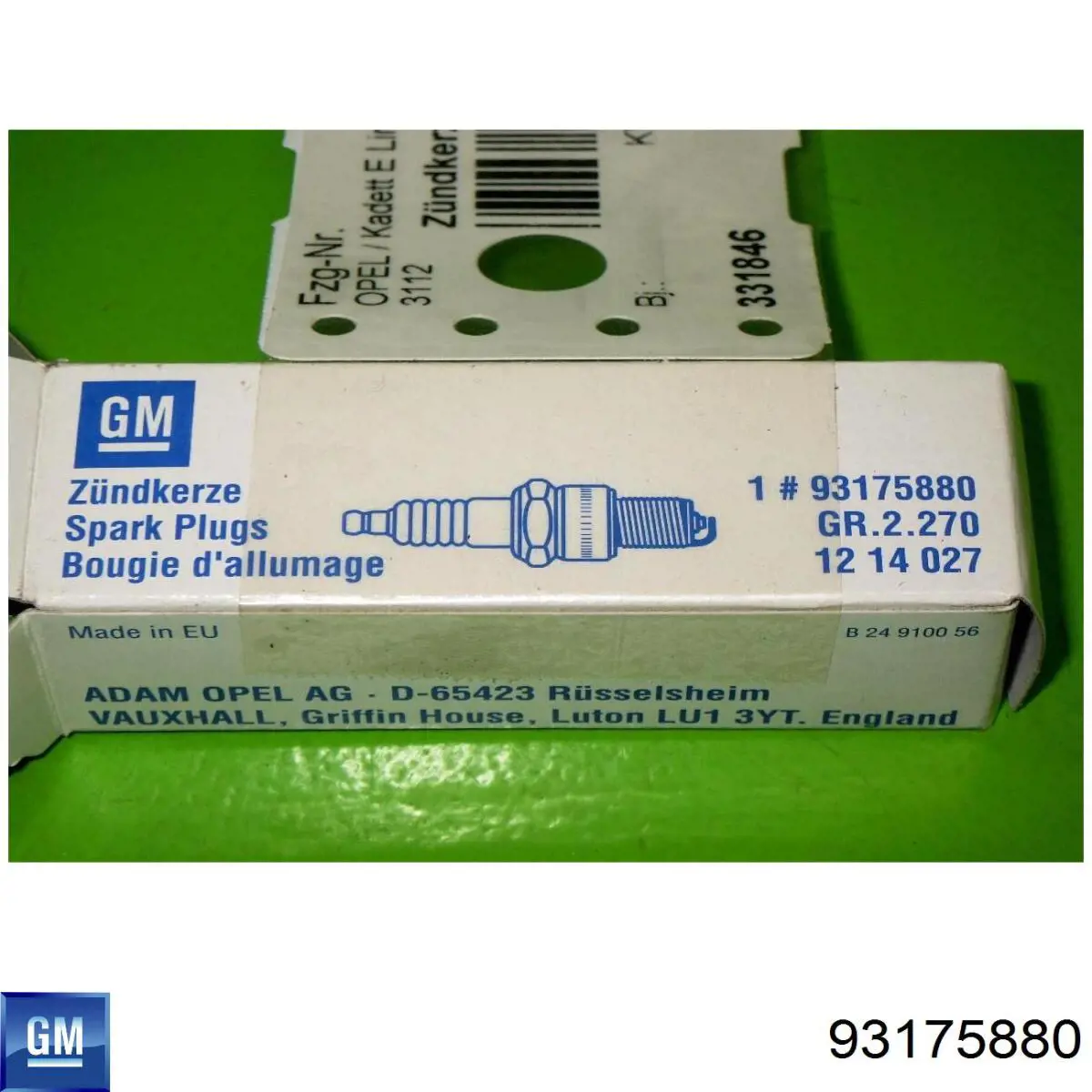 Свічки автомобільні General Motors 93175880 ціна, від 6.55 USD